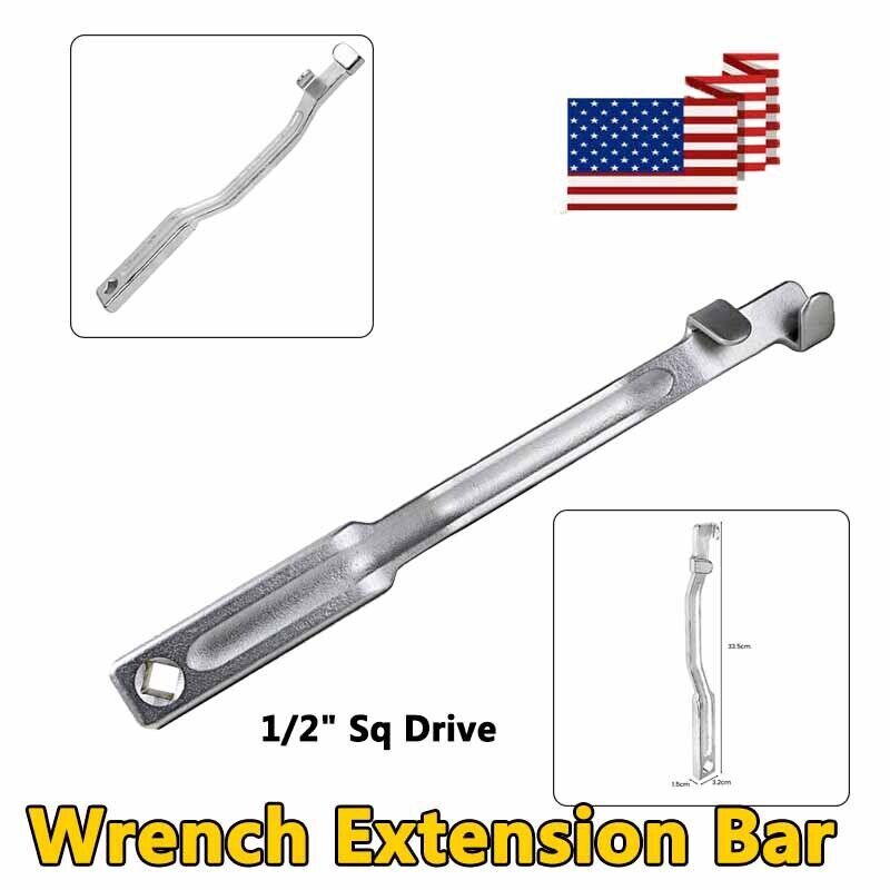 Universal Spanner Extender Extension Wrench Power Bar Tool Bar 335mm 1/2″ Drive