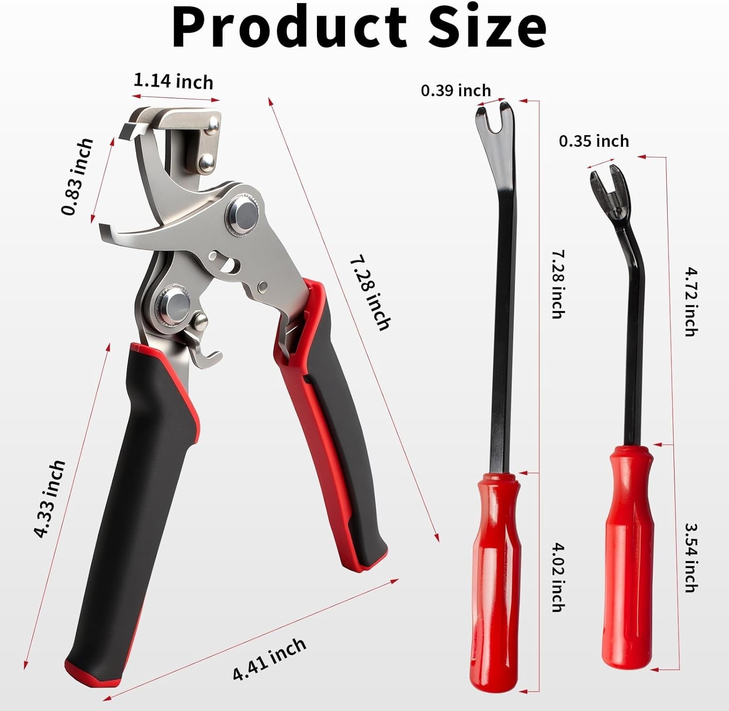 Heavy-Duty Auto Trim Removal Tool with Ergonomic Grip – 3 Durable Pliers