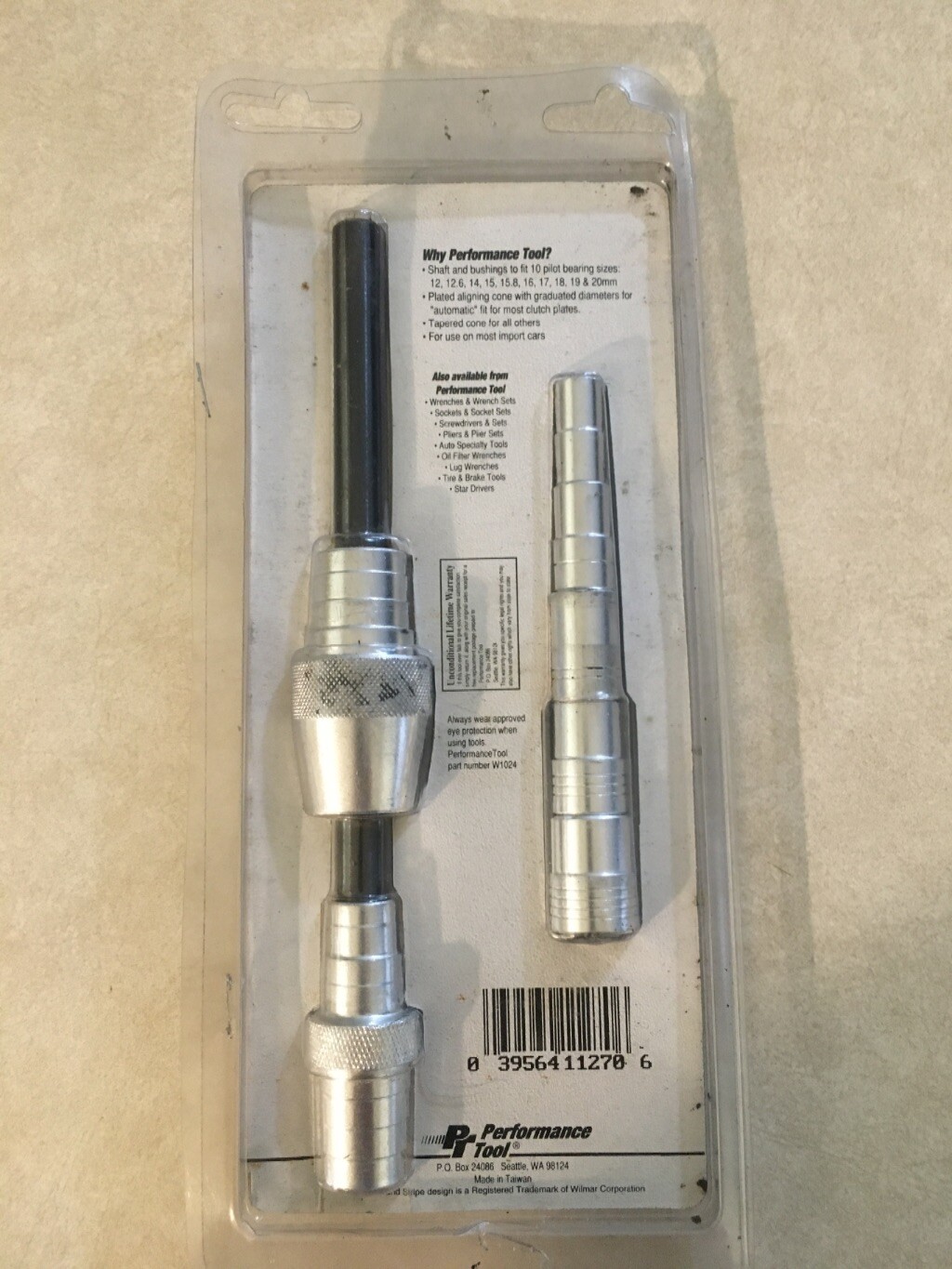 clutch aligning tool performance tool