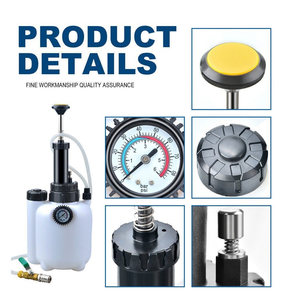 3L Transmission Oil Filling Tool System Fluid Pump Manual With 8 x ATF Adaptors✔
