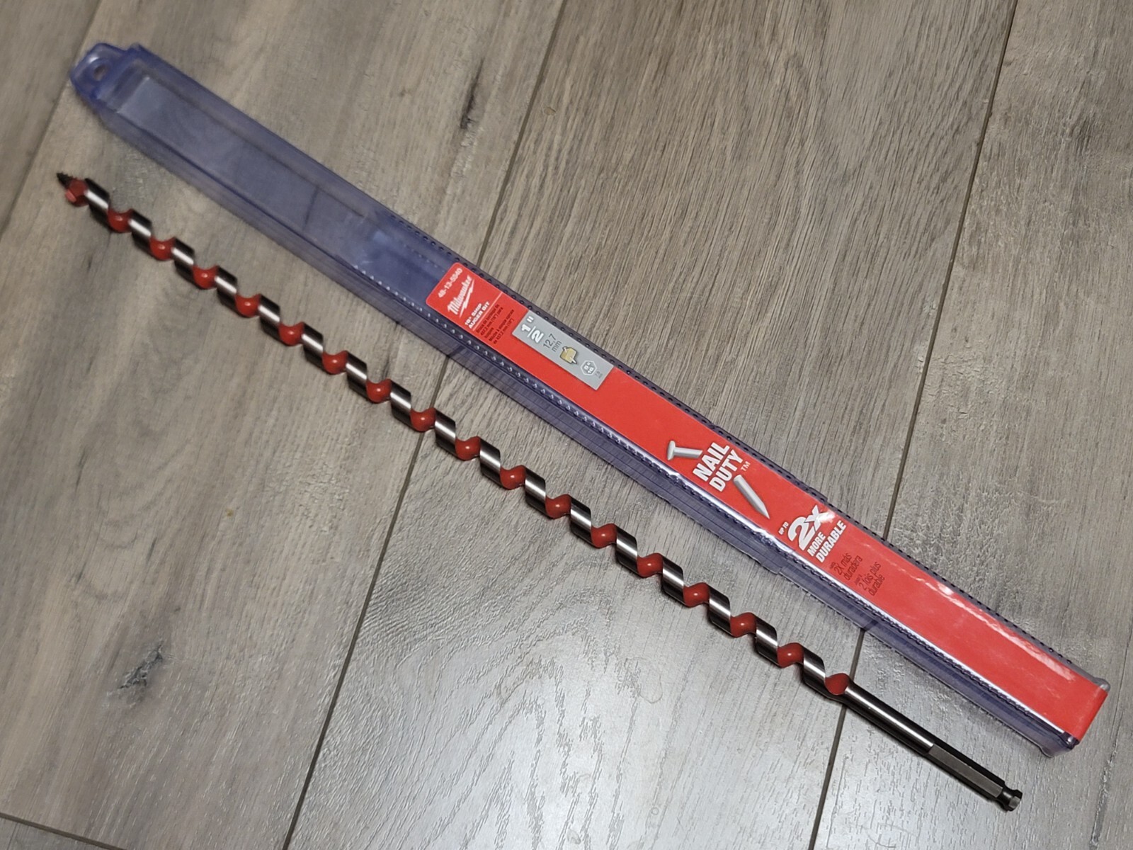 Milwaukee 1/2″ x 18″ Ship Auger Drill Bit w/ 5/16 Hex Shank #48-13-5540