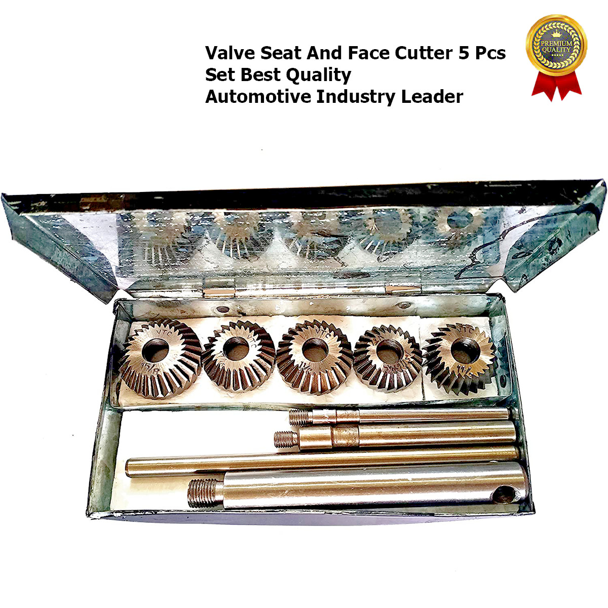5Pcs New Valve Seat And Face Cutter Set Automotive Industry Leader USA