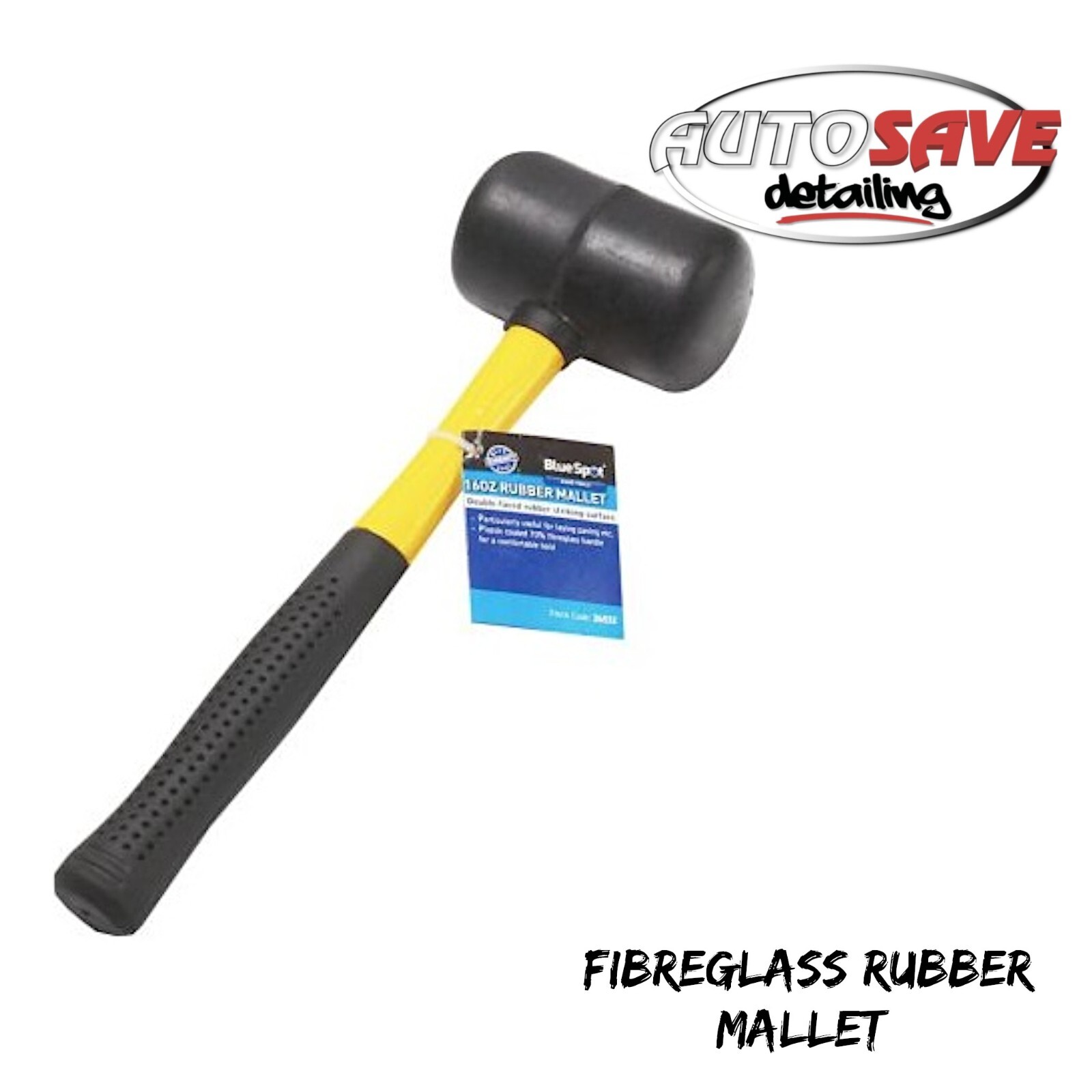Blue Spot – 16oz (450g) Fibreglass Rubber Mallet