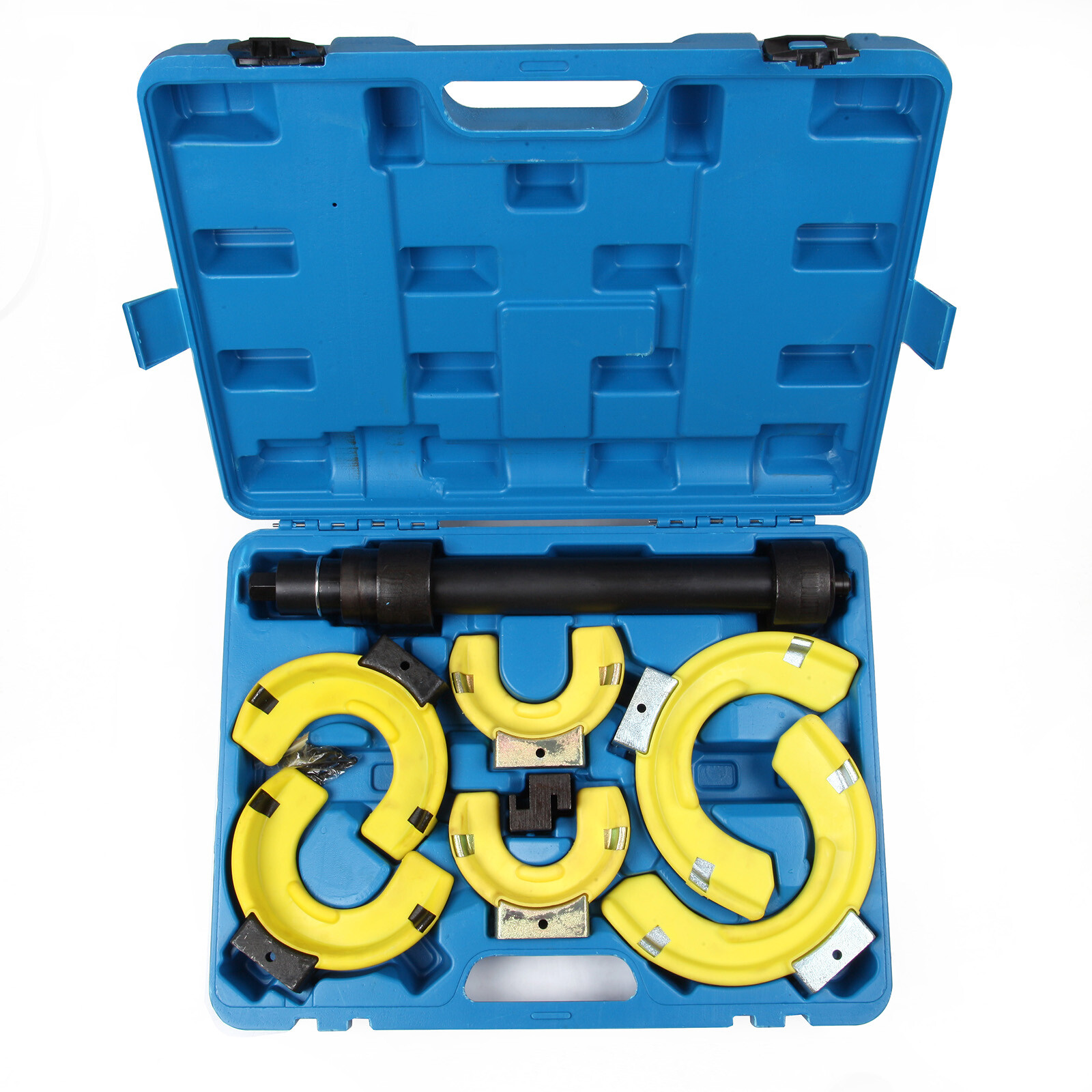 Interchangeable Fork Strut Coil Spring Compressor Extractor Tool Set