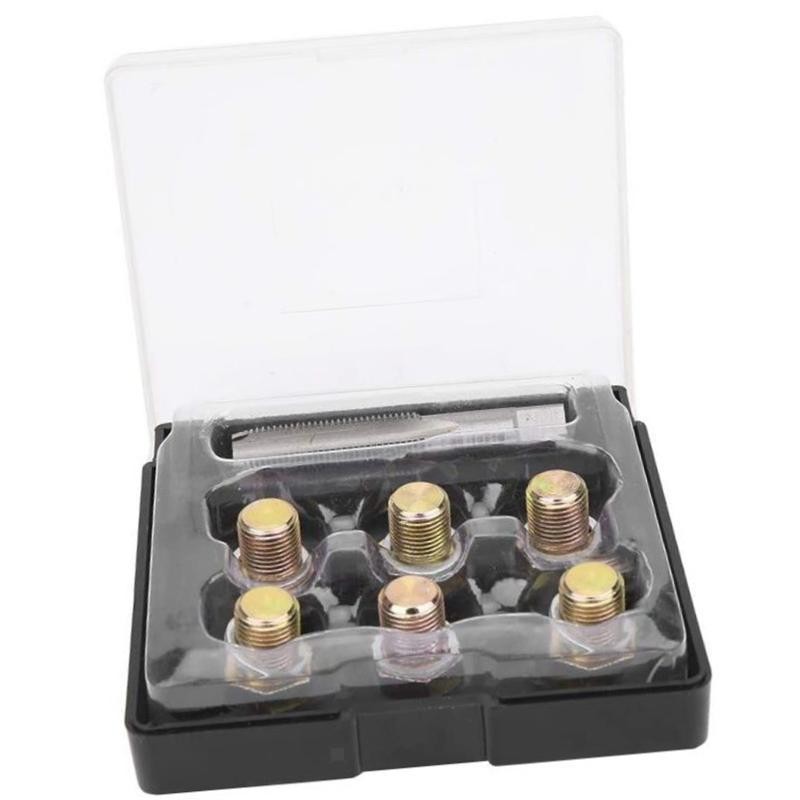 Oil Drain Plug Thread Repair Kit Rethreading Tool Install Faster Screw Tap Tool