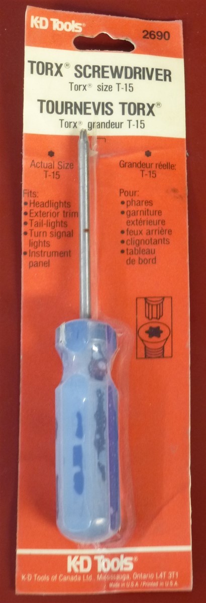 KD TOOLS Gearwrench 2690 T-15 Torx Screwdriver NEW