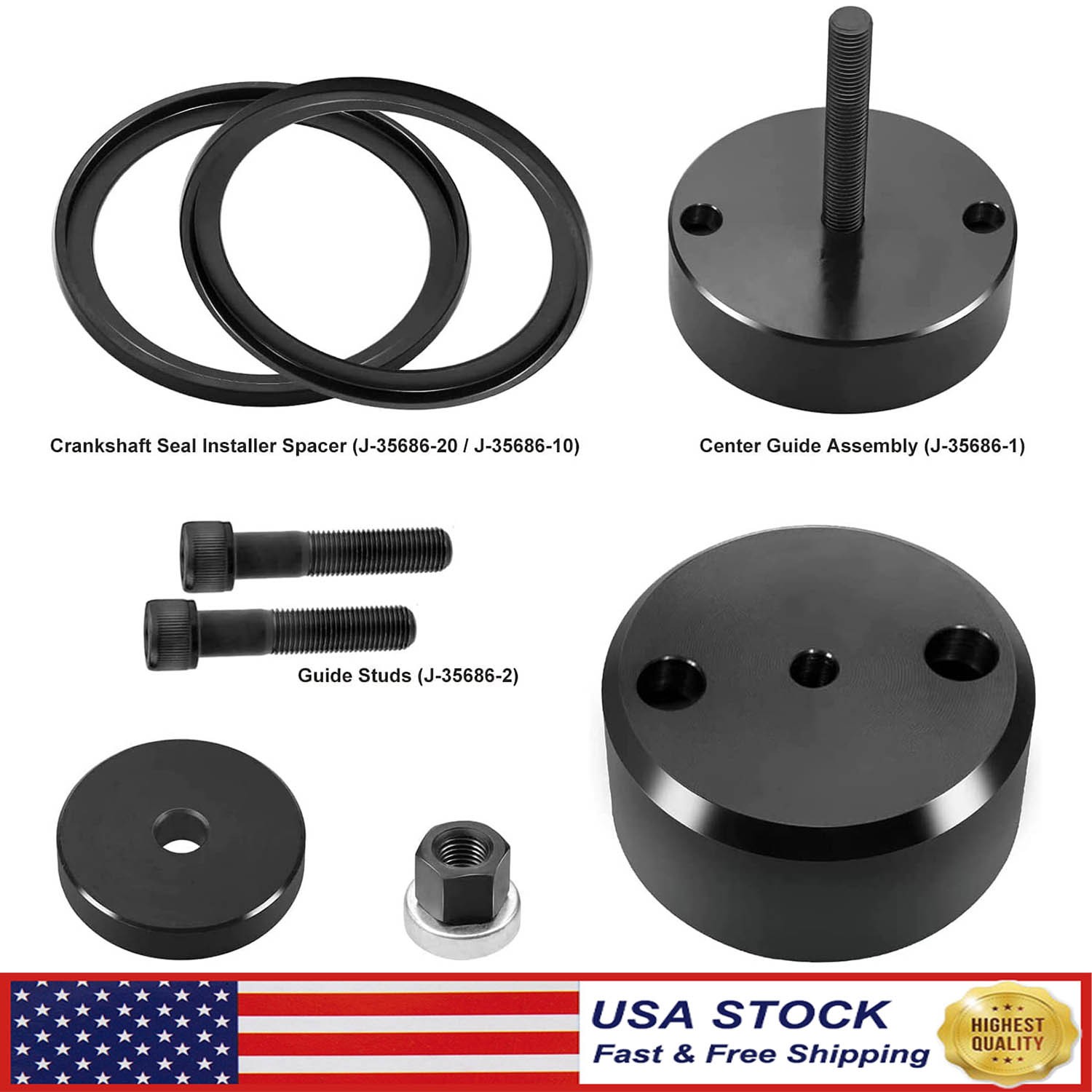 For Detroit Diesel Series 60 Front & Rear Seal Wear Sleeve Installer J-35686-B