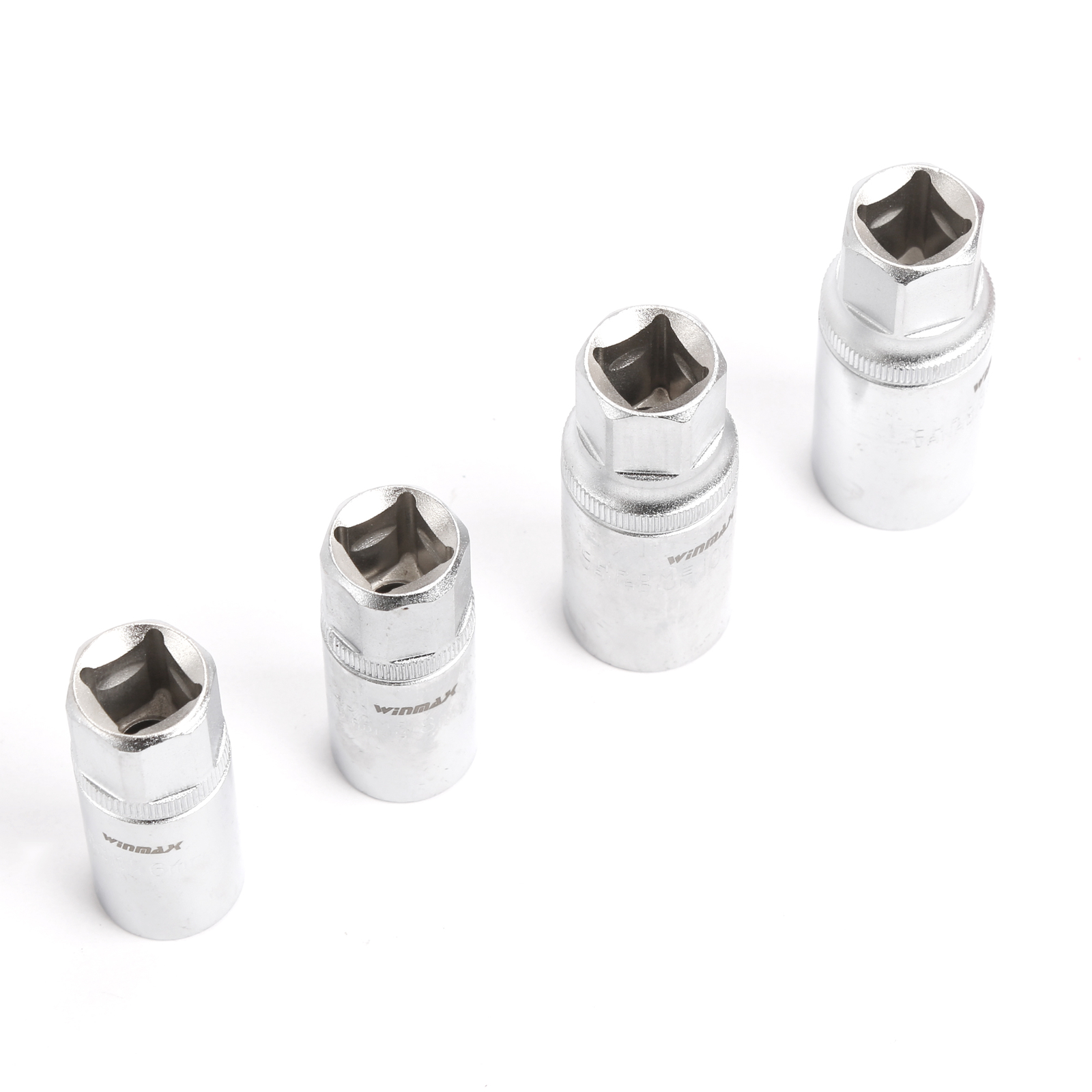 4pc SOCKET STUD SCREW EXTRACTOR REMOVER INSTALLER 6, 8,10,12mm w/ ROLLER BEARING