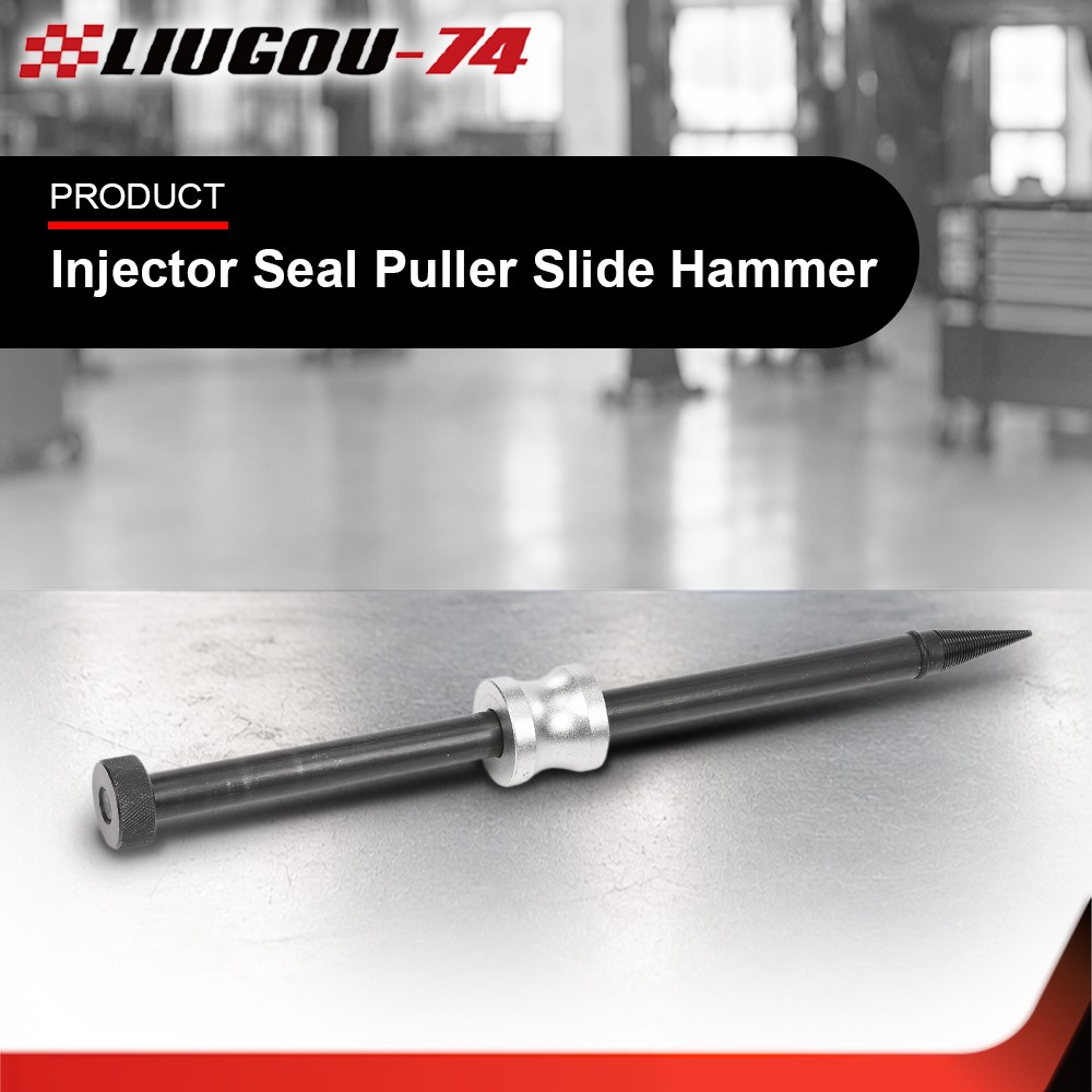 Diesel Fuel Injector Seal Puller Slide Hammer Extract Copper Washer Removal Tool