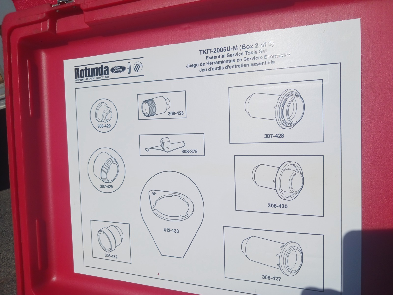 Rotunda Essential Service Tools Set TKIT-2005U-M