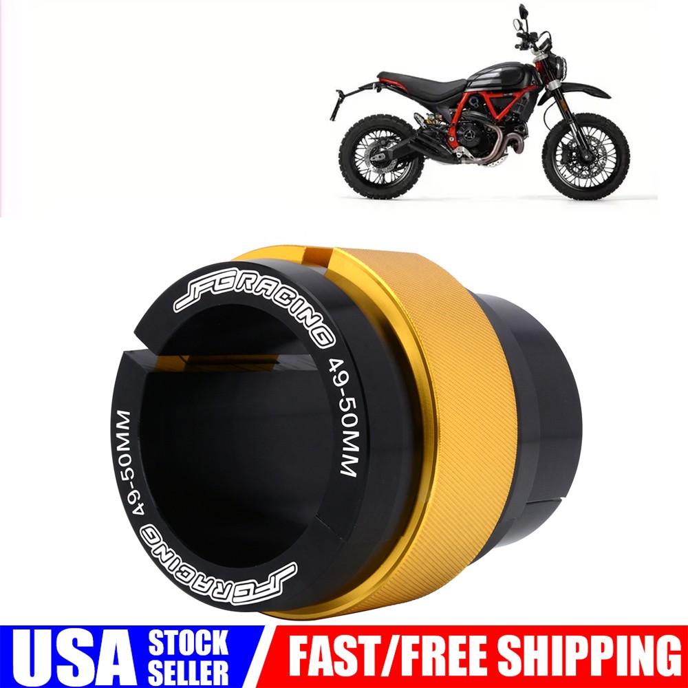 Motorcycle Fork Seal Driver Universal For 49mm-50mm RM85/125/250 RMZ250 Gold