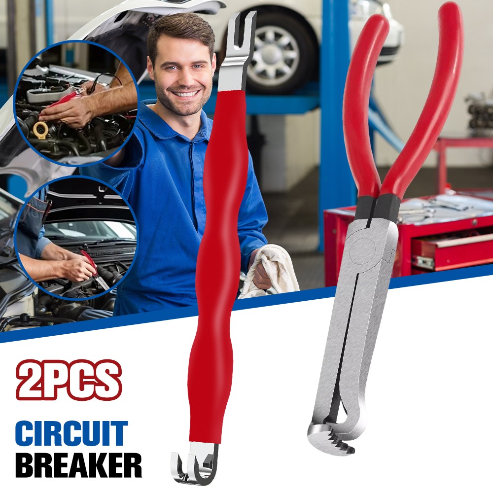 2Pcs Auto Electrical Disconnect Pliers Cars Connector Separator Removal Tool Kit