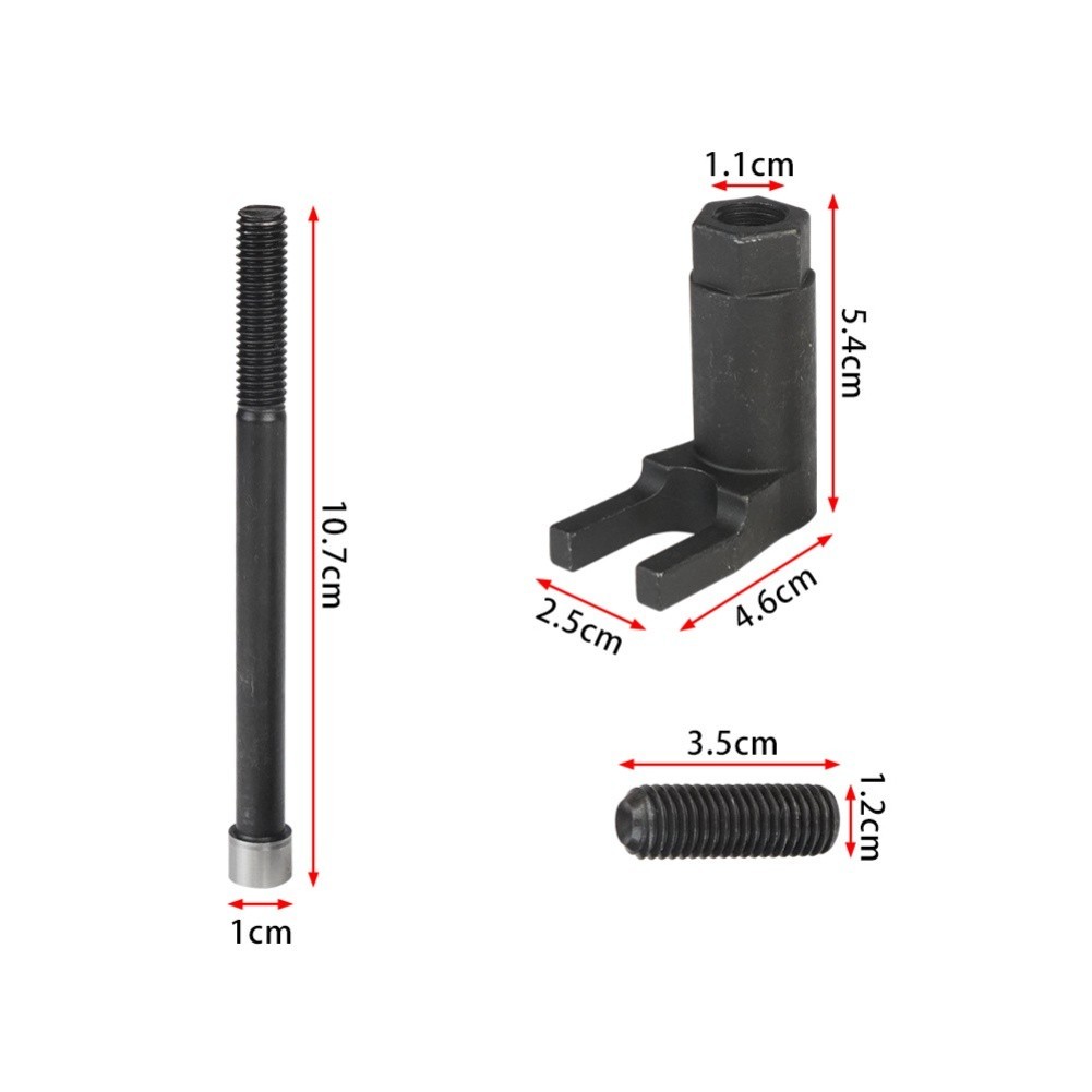 Diesel Injector Puller Tool Set Carbon Steel 3pcs for Diesel Injector Repair