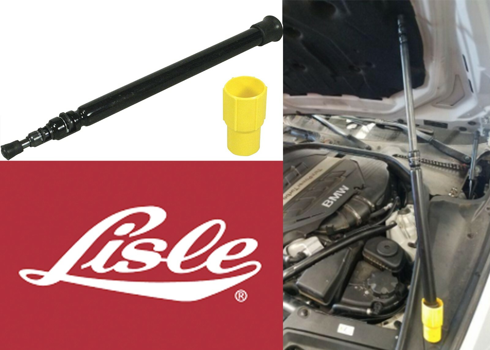 Lisle 46170 Universal Hood Prop Tool with Support 20″ to 48 1/4″ New Free Ship
