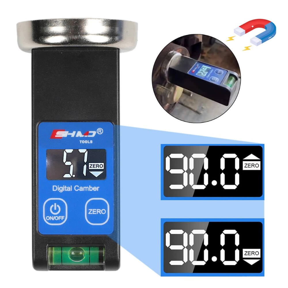 Magnetic Wheel Alignment Gauge LCD Adjustable Wheel Alignment for Cars