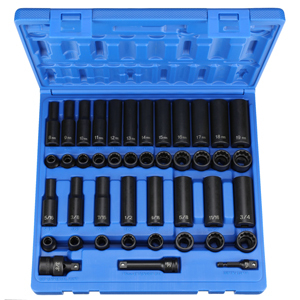 Grey Pneumatic 1643Rd 12 Point 3/8″ Drive 43 Piece Standard/Deep Sae/Metric Set