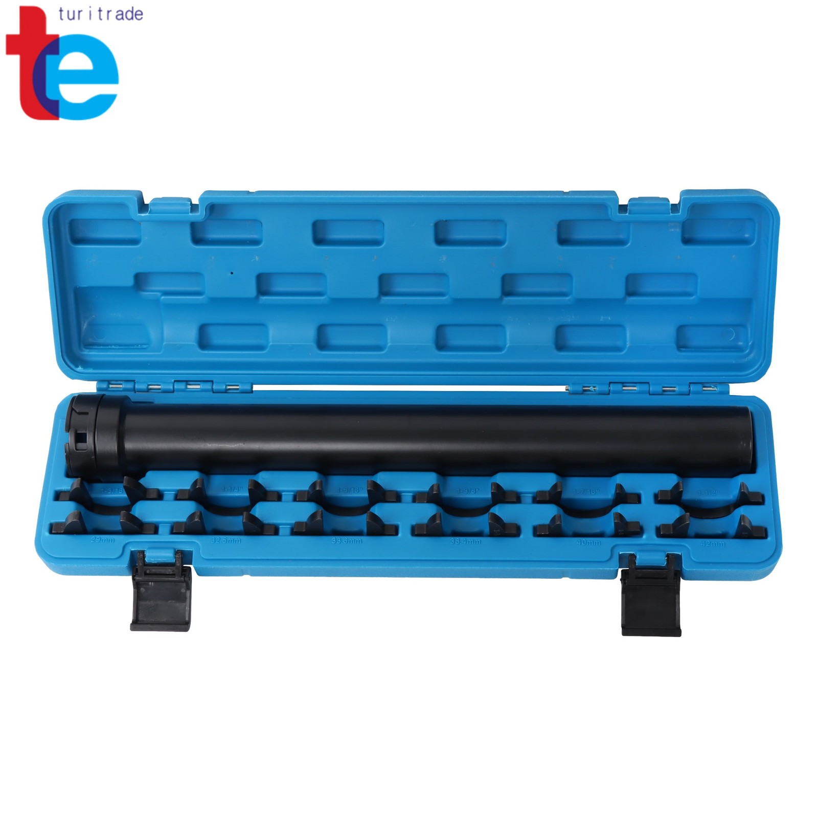 13pc Inner Tie Rod Removal Installation Tool Set with 12 SAE & Metric Adaptors