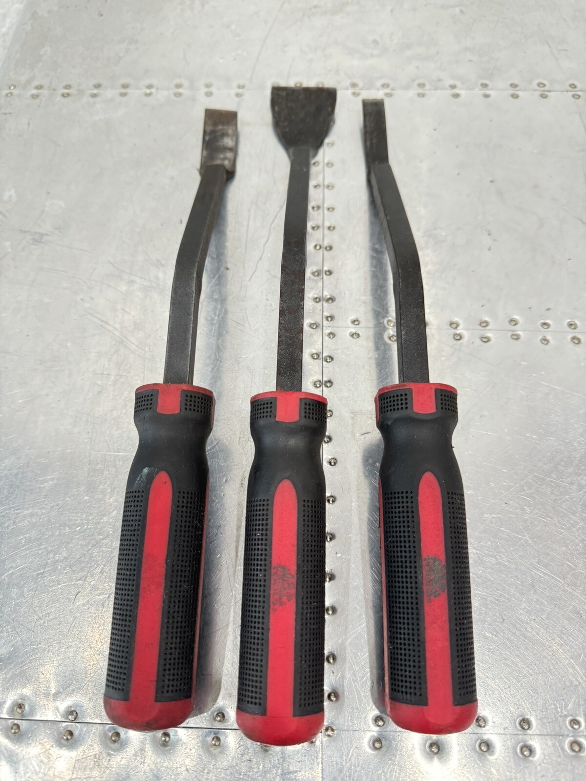 MAC Tools Gasket Scraper Chisel Tool Set, 3 Pcs Red Handle