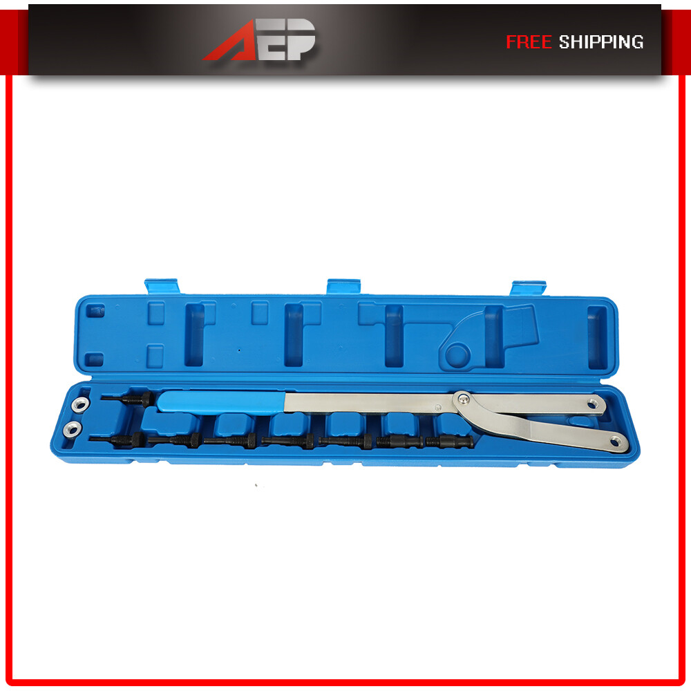 Universal Camshaft Puller Pulley Fan Clutch Removal Holder Tool Kit Set