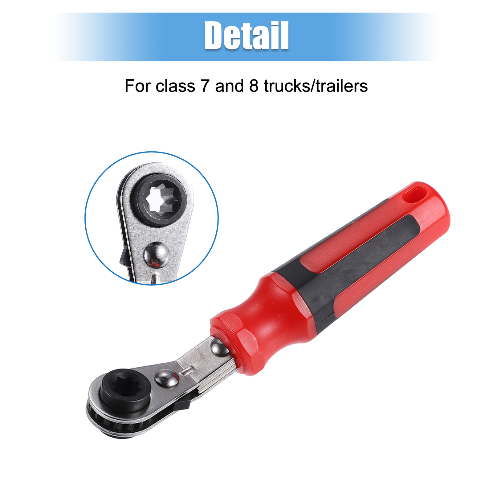 ONE Car Automatic Slack Adjuster Release Tool Wrench Set Universal Air Brake