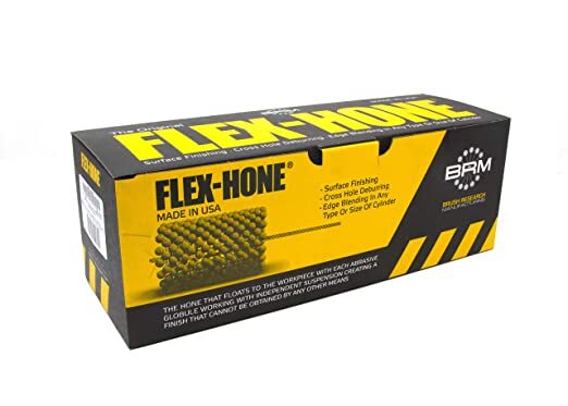 3-1/2″ 89mm Cylinder HD Commercial Flex-Hone 240 grit Brush Research GBD31224