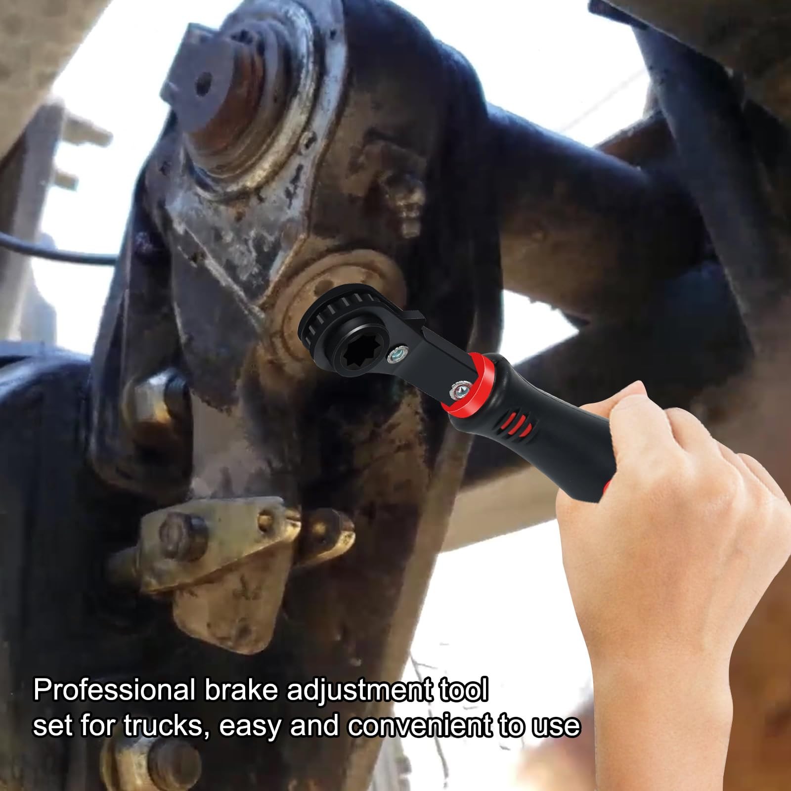 Automatic Slack Adjuster Tools, 5/16″ Brake Adjustment Tool Ratcheting Wrench…