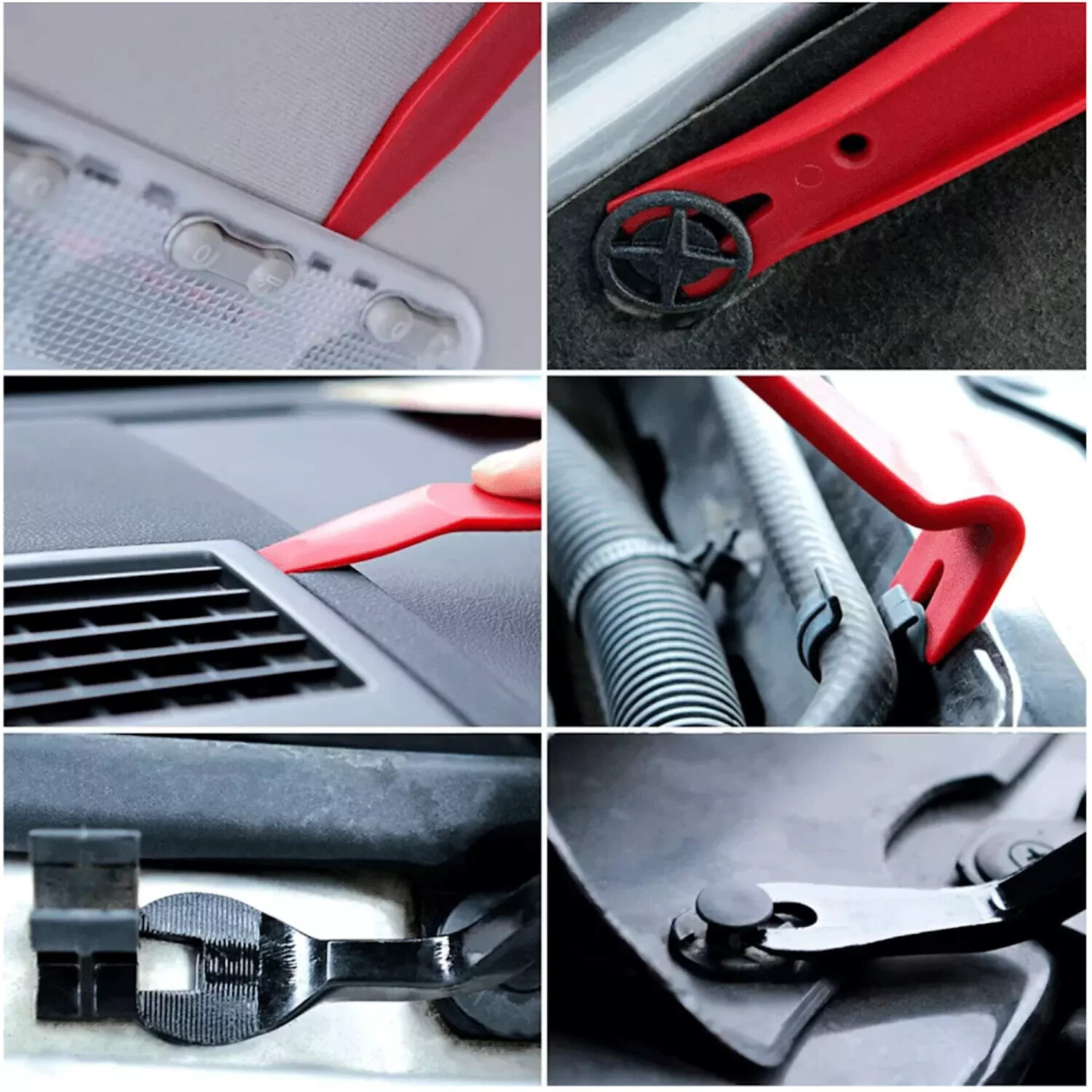 13pcs Plastic Trim Removal Pry Tool Set for Car Radio Panel Door Dash Clip Kit