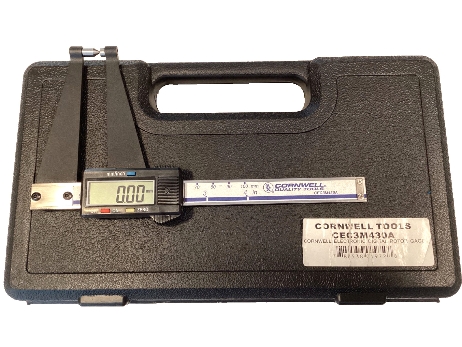 Cornwell Tools NEW Electronic Digital Rotor Gage With Snap Latch Case CEC3M430A