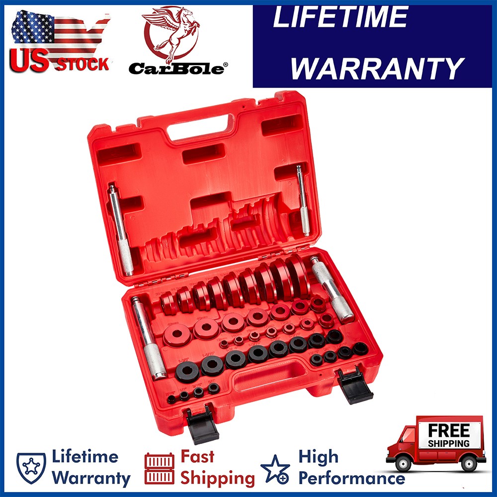 43pc Bearing Press Seal Driver Kit For Car Truck Motorcycle Boat Universal Tool