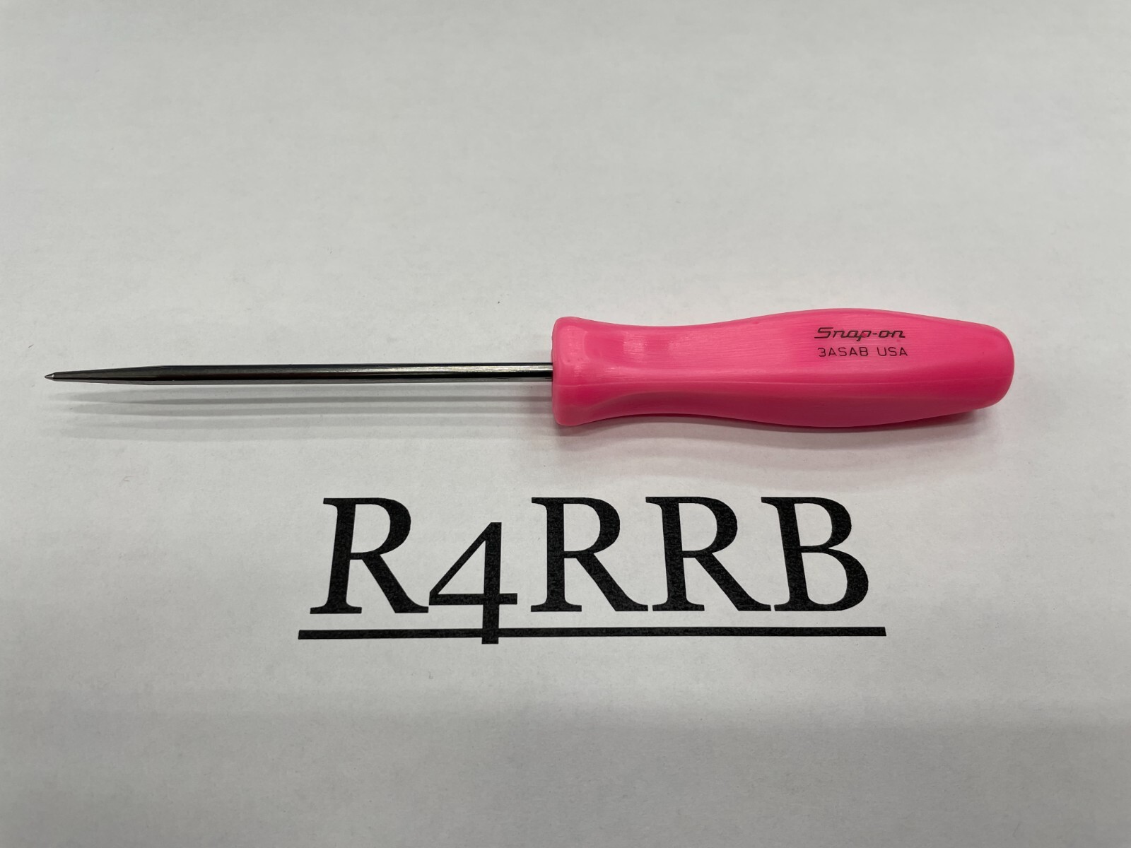 Snap-on Tools USA NEW Classic PINK Mini Hard Handle Straight Awl Pick 3ASABP