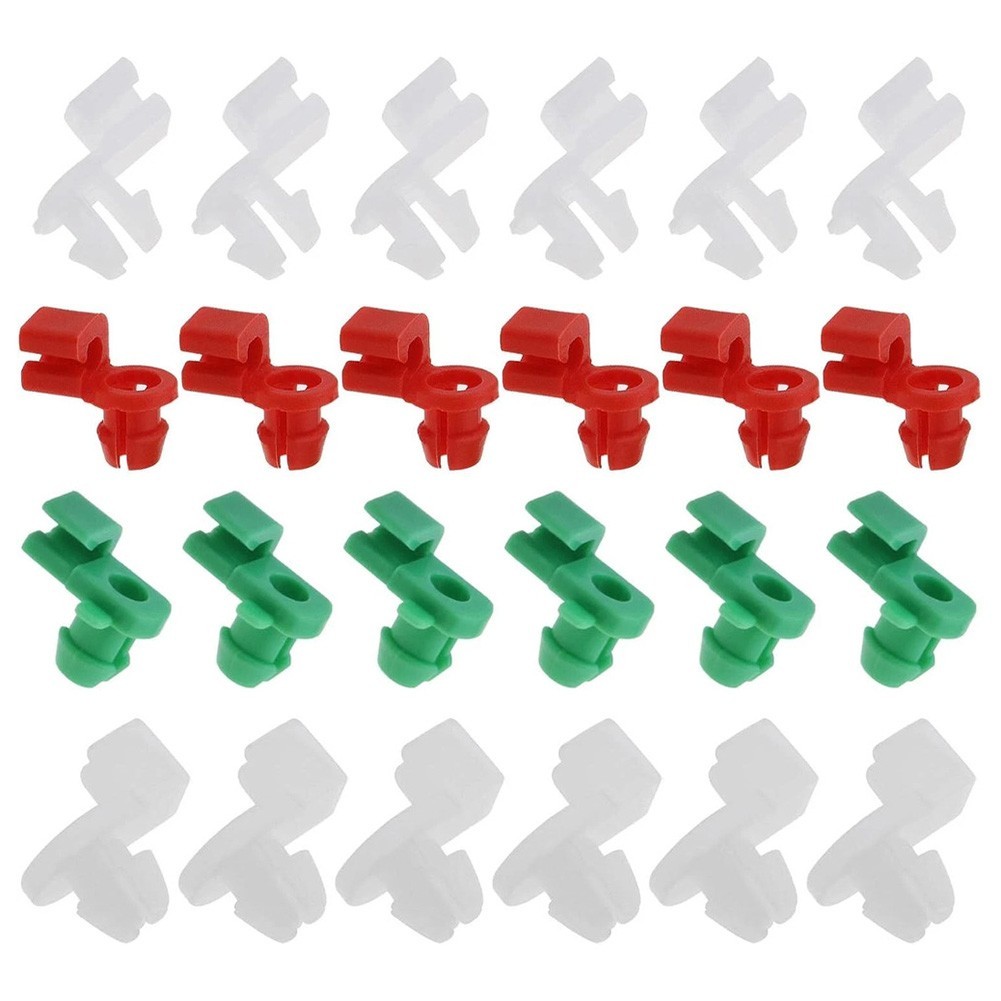 Car Door Lock Rod Clips Set of 24 for Easy Installation on For Most Vehicles