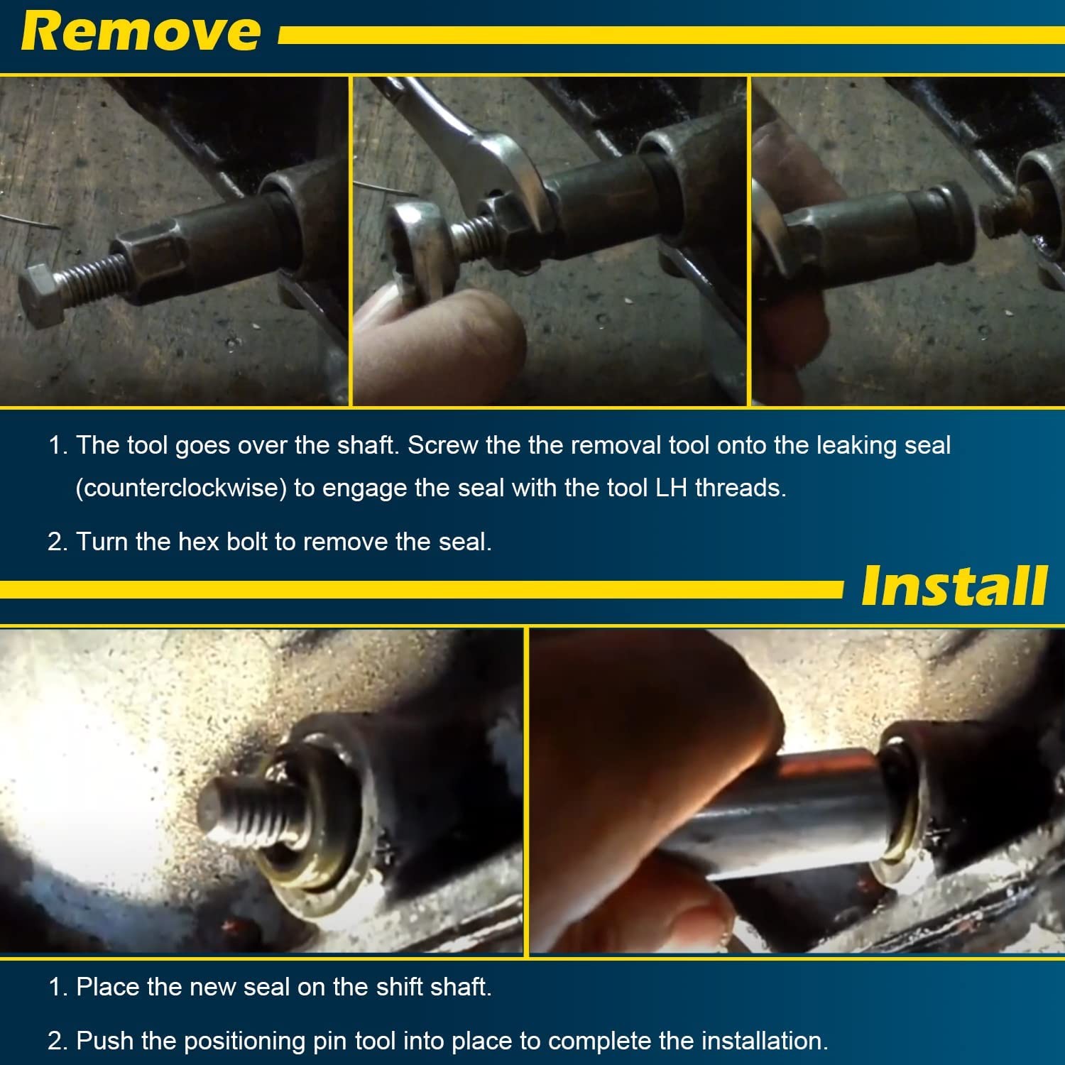 Transmission Shifter Seal Remover Installer Fit For GM TURBO 300 350 400 425 475