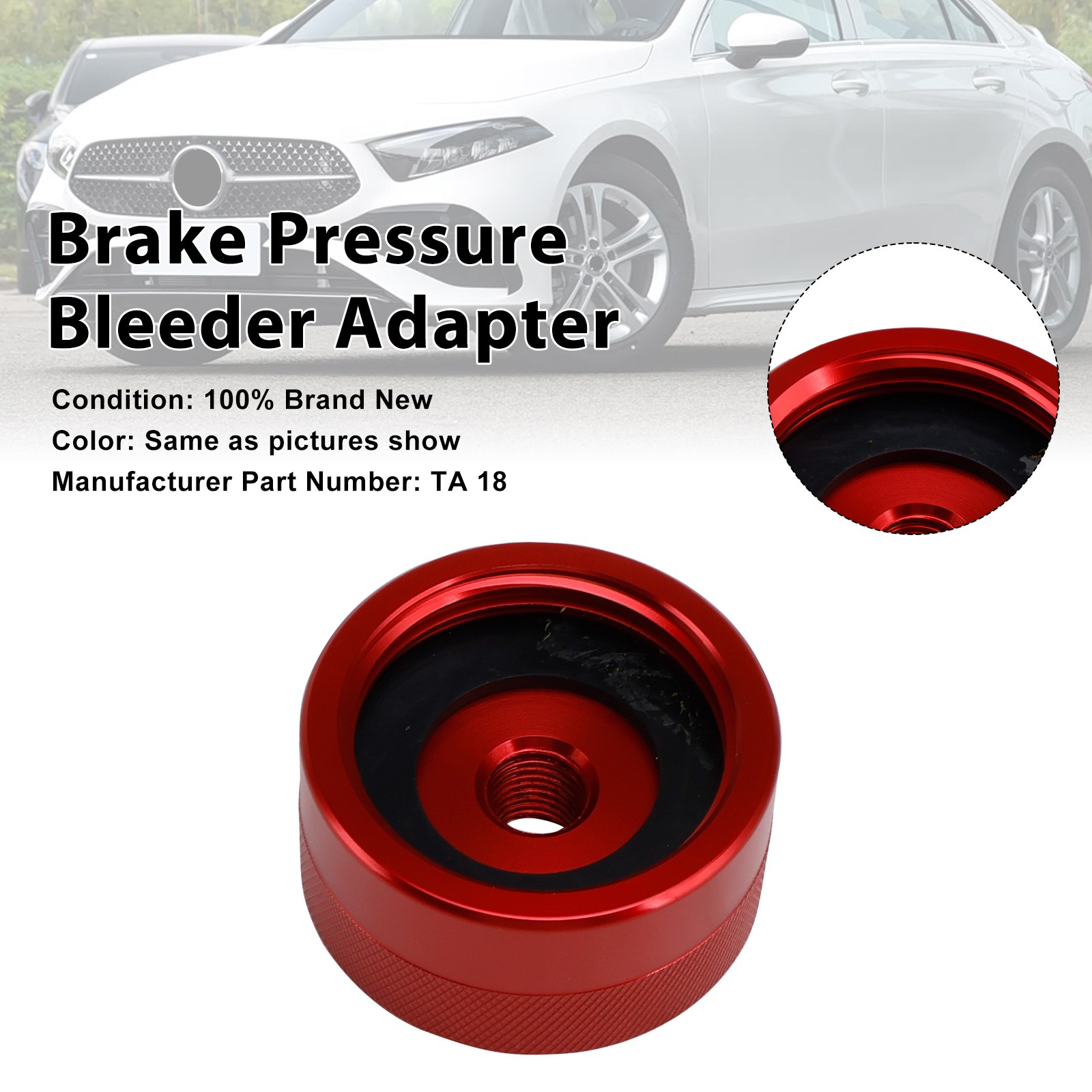 Specialty Tool Brake Pressure Bleeder Adapter TA18 Fit Mercedes Benz F1