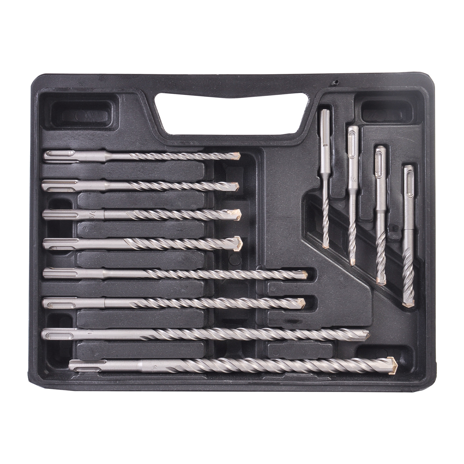 17pc Rotary Hammer Drill SDS + Plus Bit Bits Chisel Set Concrete Fits Hilti SALE