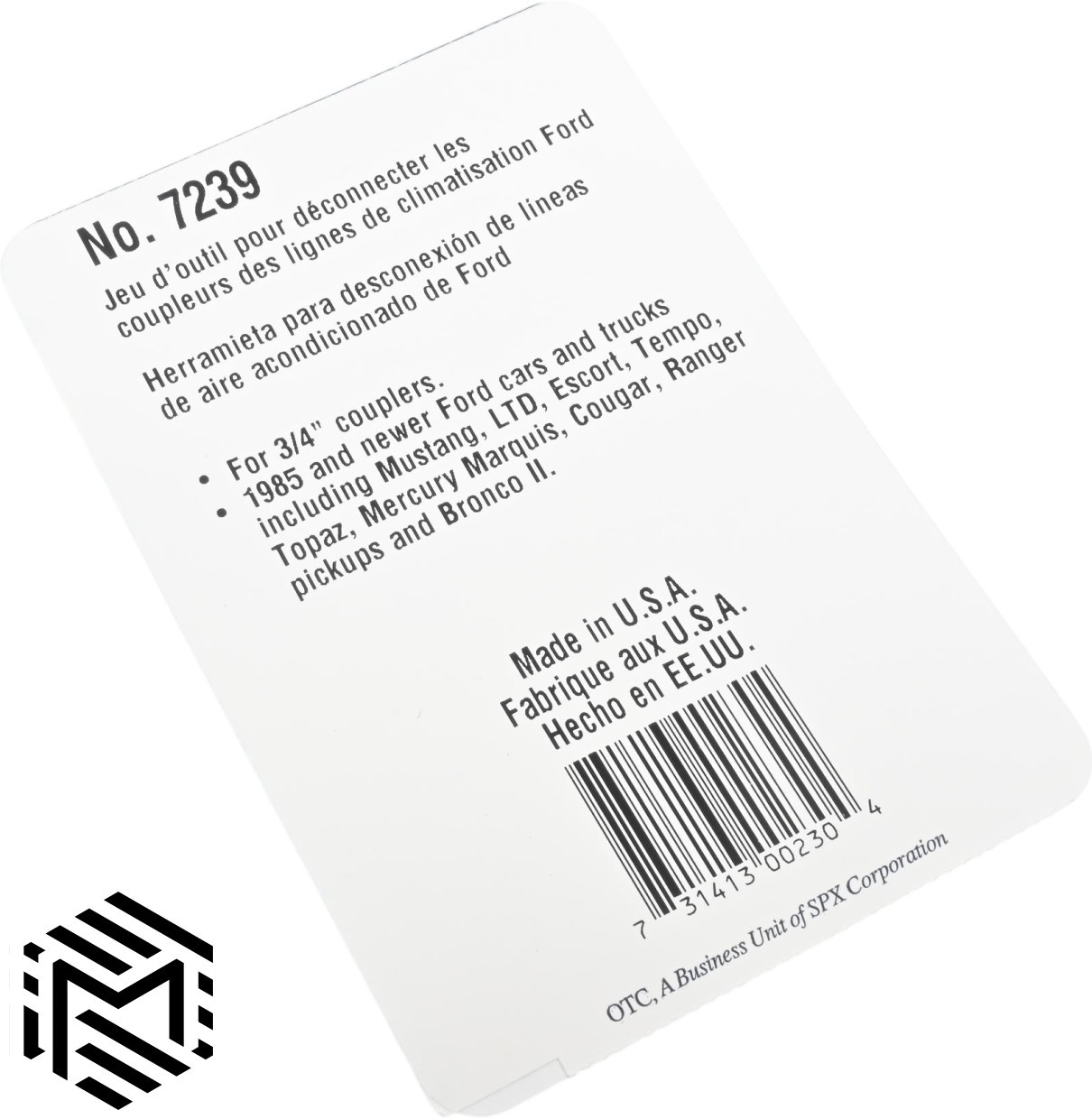 OTC Tools 7239 Air Conditioning Spring Lock Coupling Tool – 3/4″ Tube – New