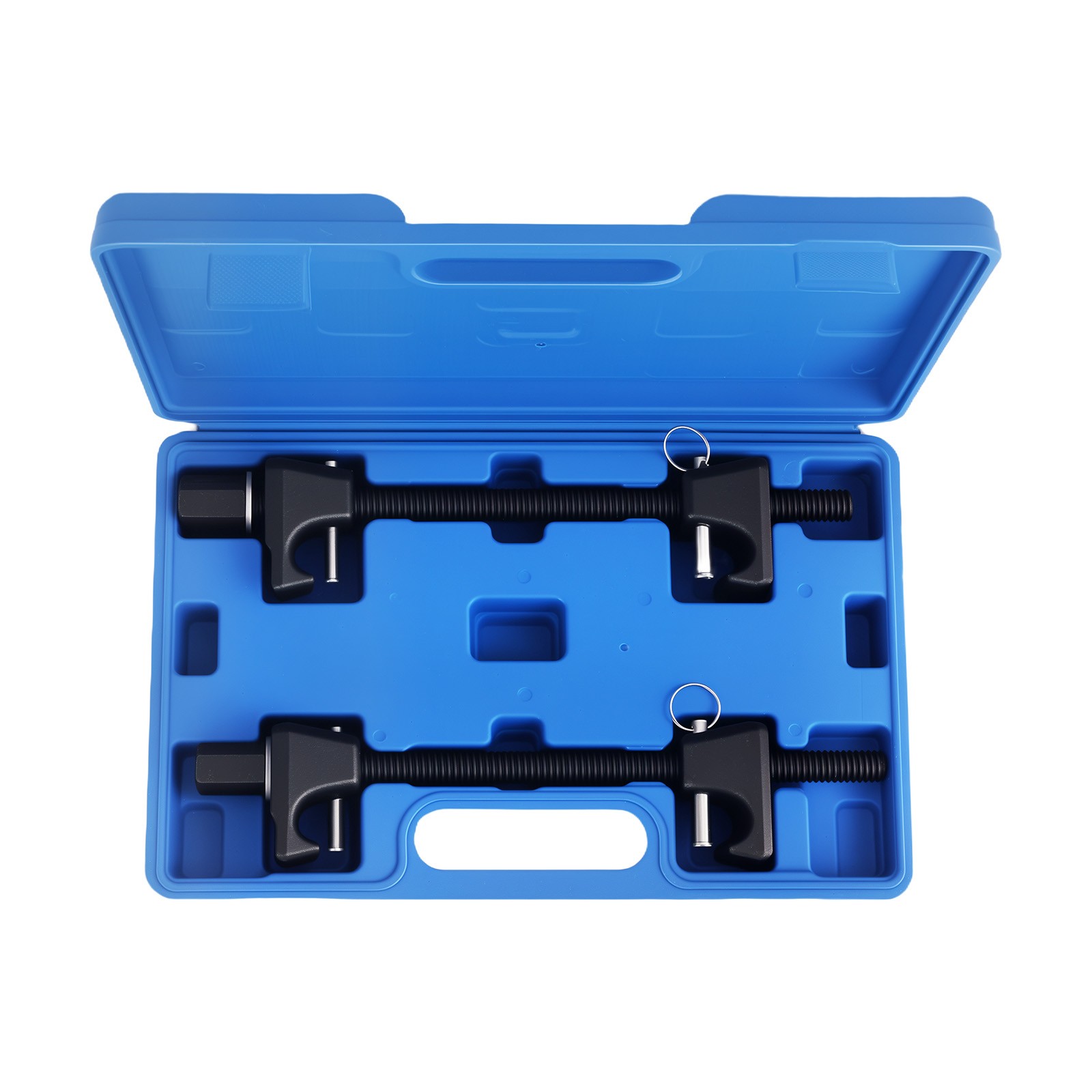 2* Coil Spring Compressor Tools Kit For MacPherson Struts Shocks W/Detent Pins