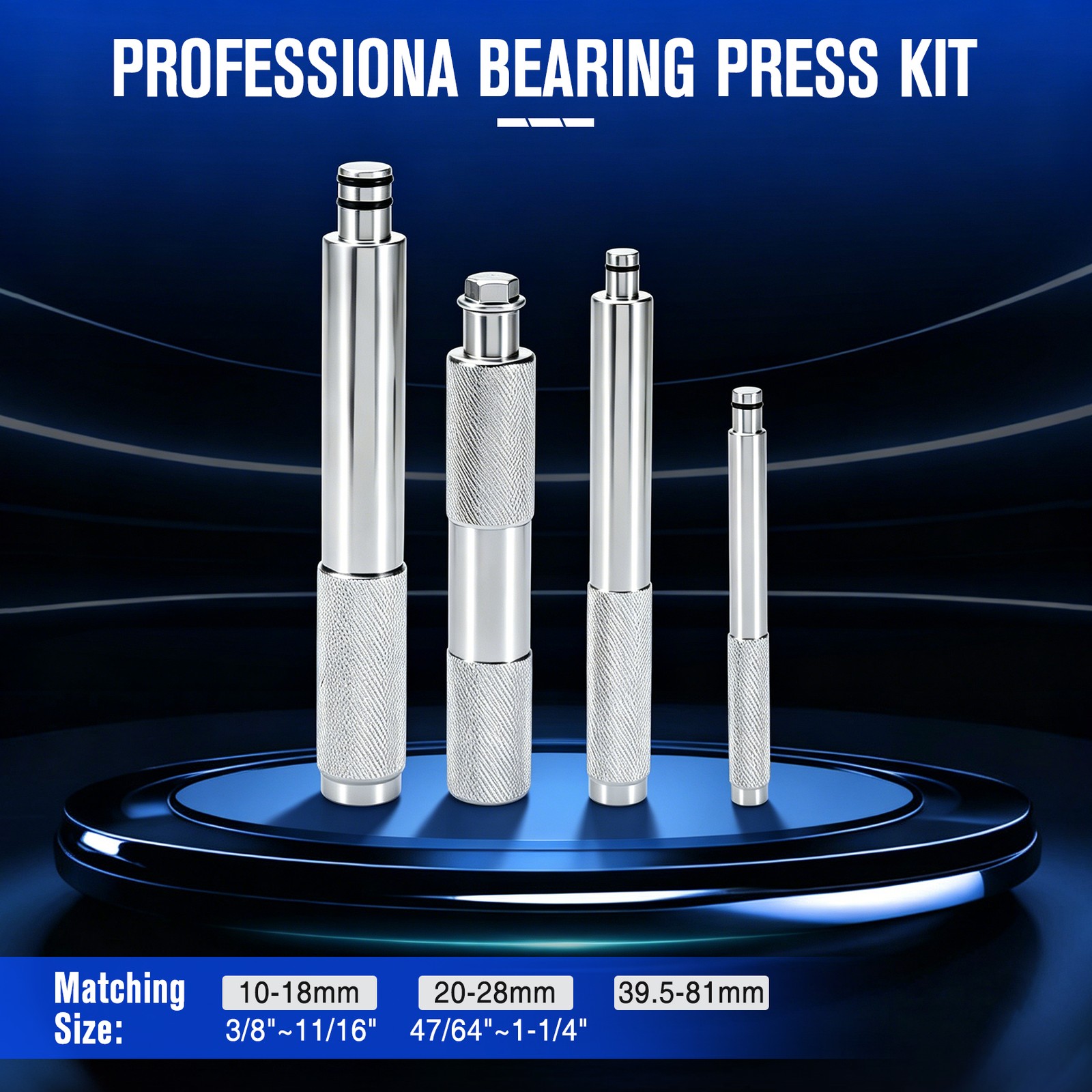 43pc Bearing Press Seal Driver Kit For Chevy Ford Ram Toyota Honda Wheel Bearing