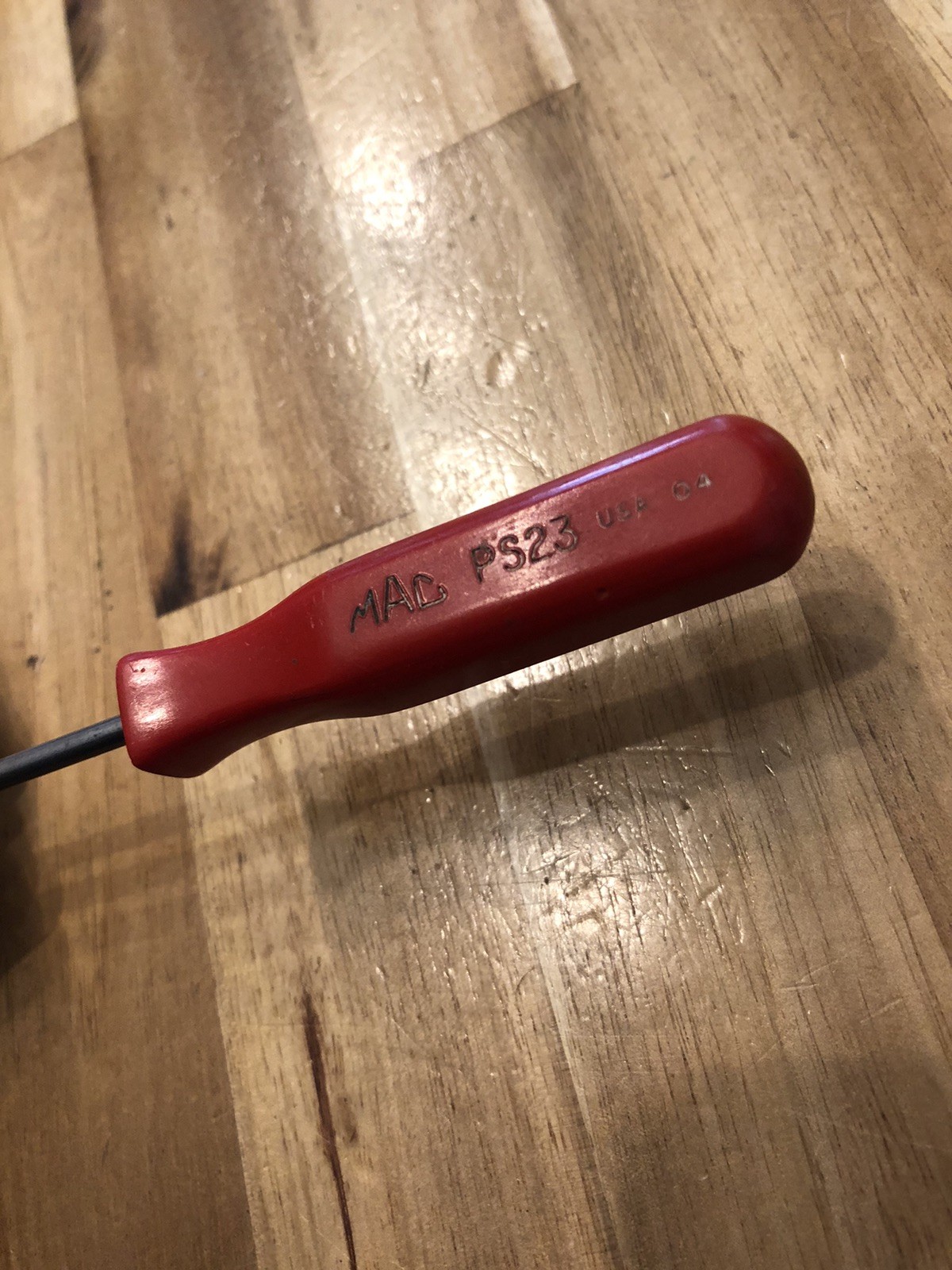 Mac Tools PS23 Pick Hard Red Handle USA Great Condition Angled