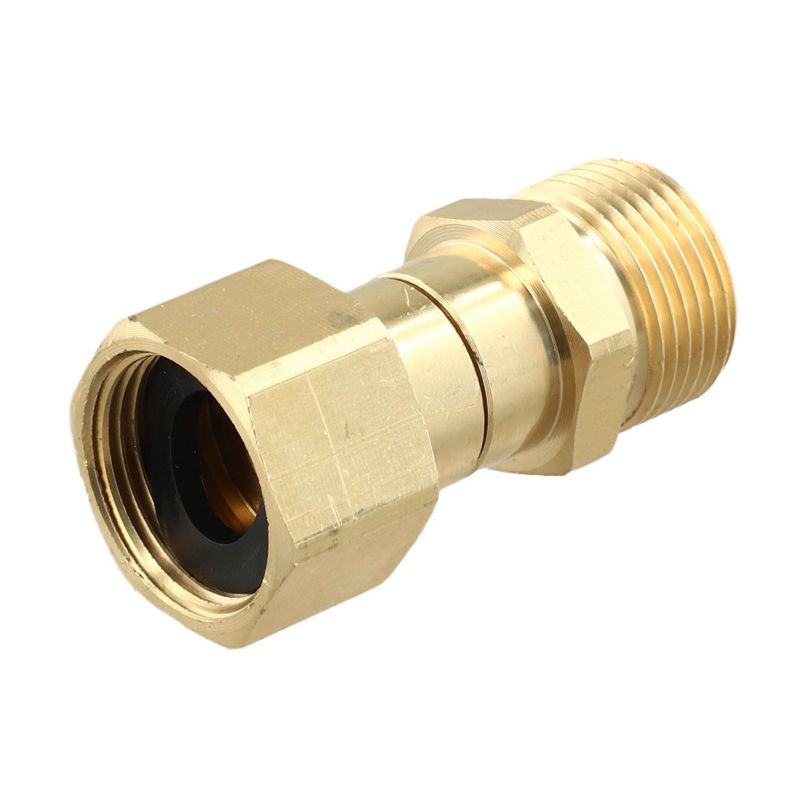 Copper Swivel Connector Swivel Hose Connector 360-Degree Design Brass Material