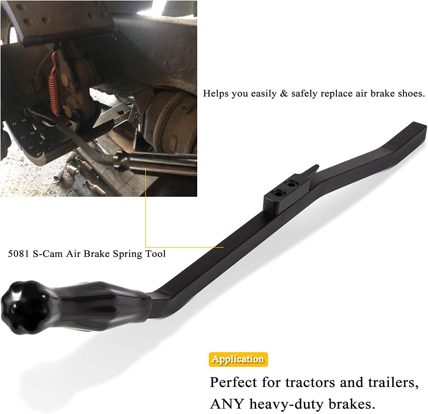 For S-Cam Air Brake Systems Spring Tool For Tractor Trailer Brakes @