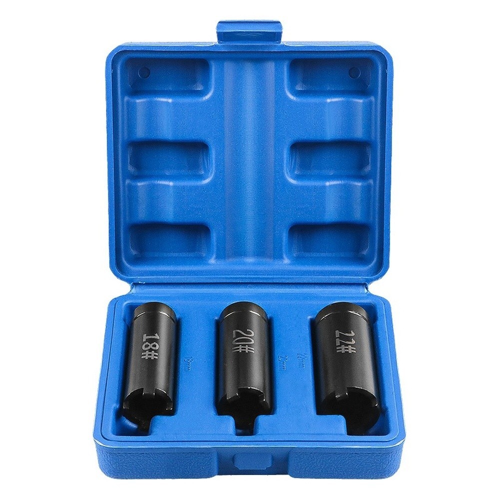 Motorcycle Clutch Nut Socket Set Three Piece Four Claw 12 Inch Drive Tool Kit