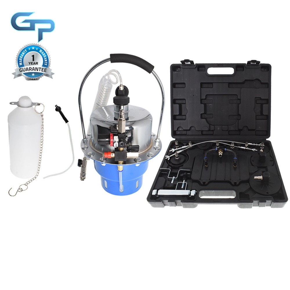 Portable Pneumatic Air Pressure Brake Kit and Clutch Bleeder Valve System Kit