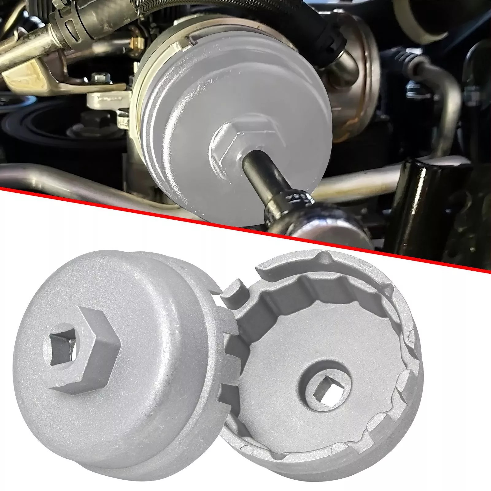 64mm 14 Flutes Oil Filter Wrench Cap Socket Removal Tool For Toyota Lexus Scion
