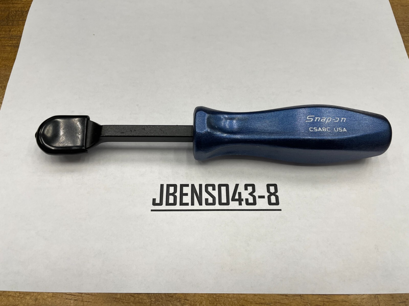 Snap-on Tools USA NEW POWER BLUE 8″ Hard Handle Rigid Carbon Scraper CSA8CMB