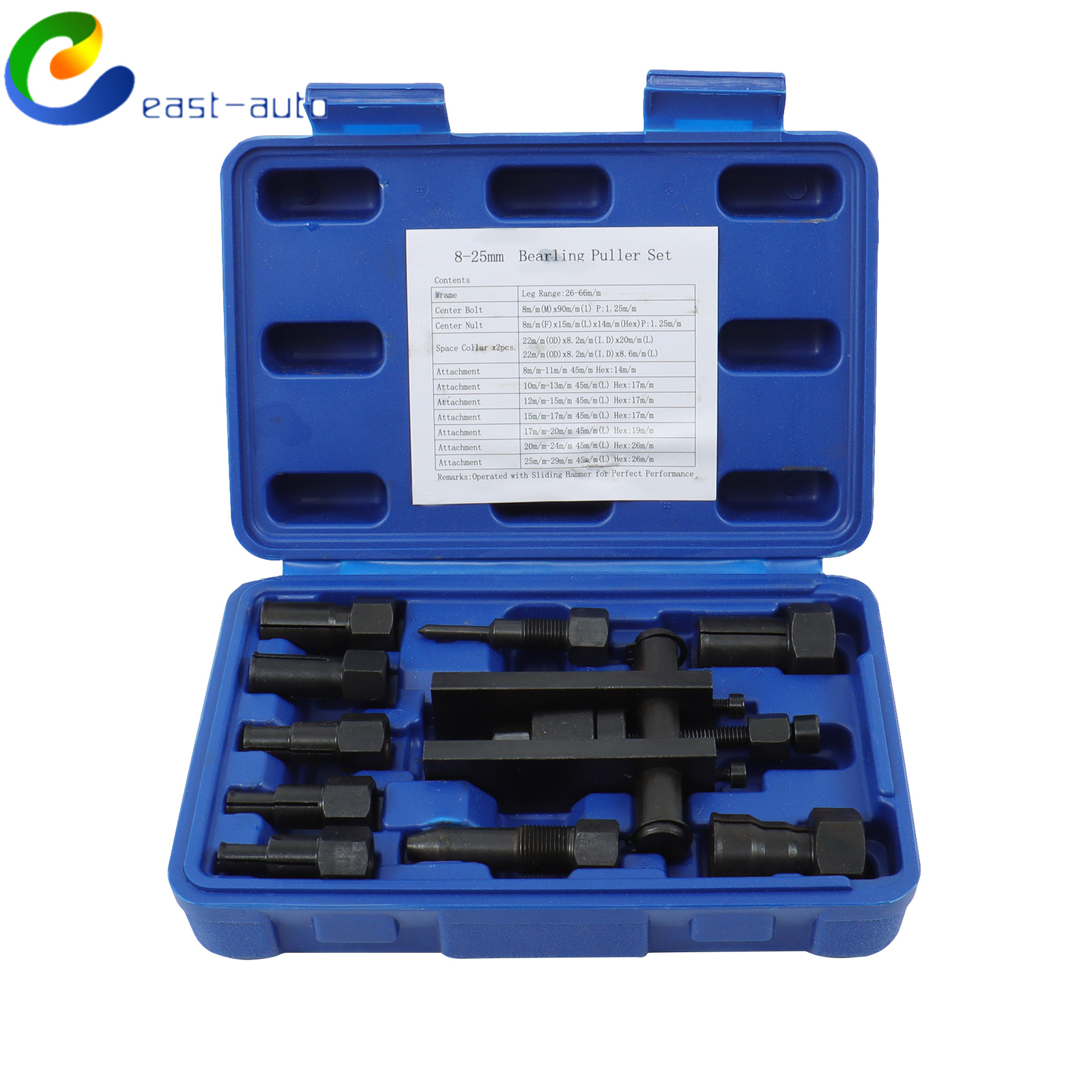 Internal Blind Remover Motorcycle Bushing Pulling Set Inner Bearing Puller Tool