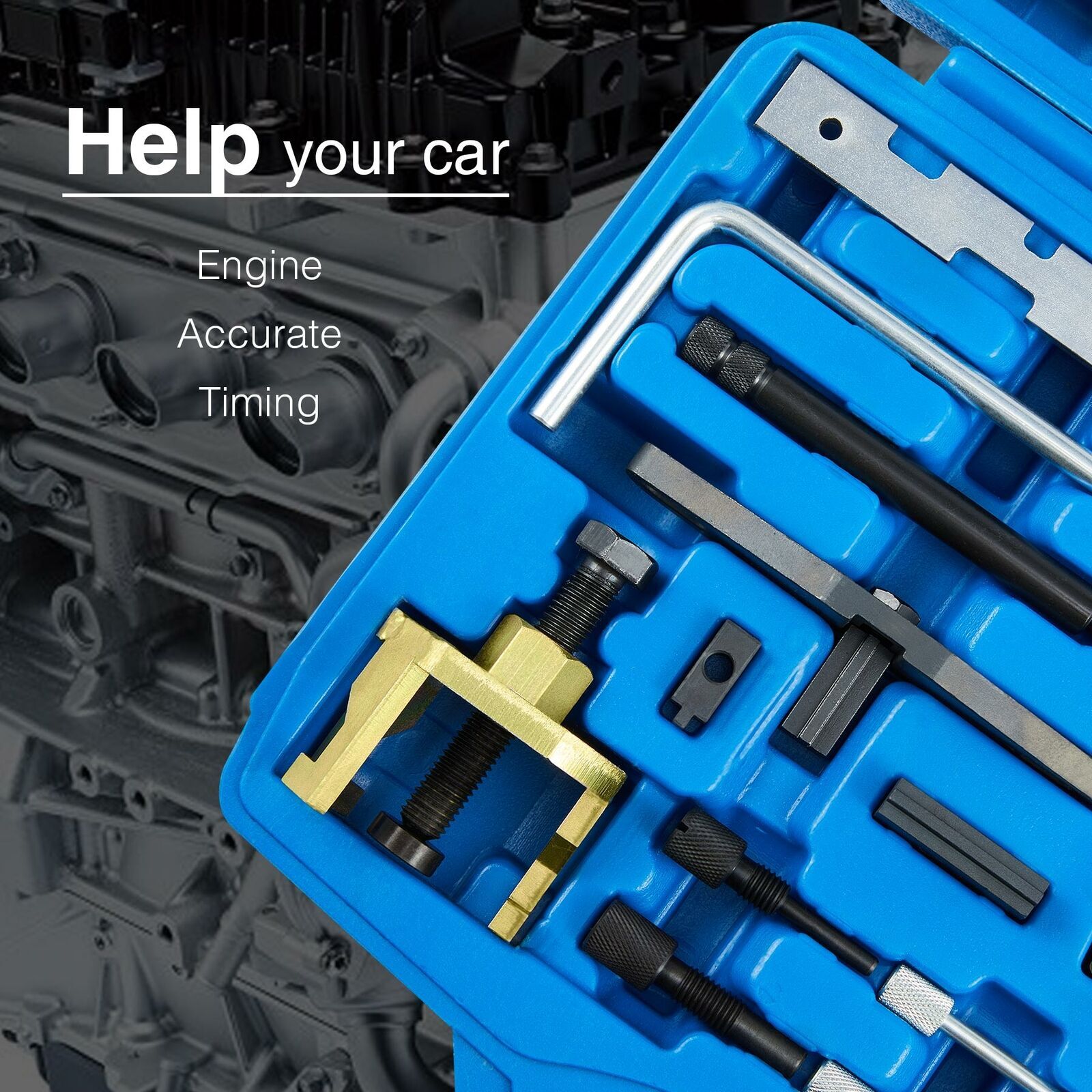 ⭐Engine Camshaft Flywheel Locking Set Timing Tool Kit For Ford Focus Fiesta More