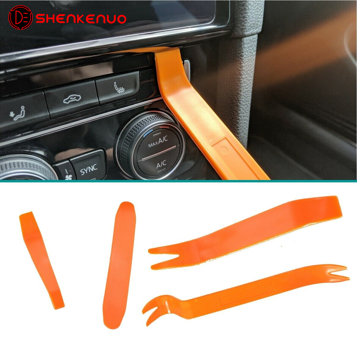 4 Pcsinternal Disassembly Plastictool Kit Is Suitable for Car Door Audio Disasse
