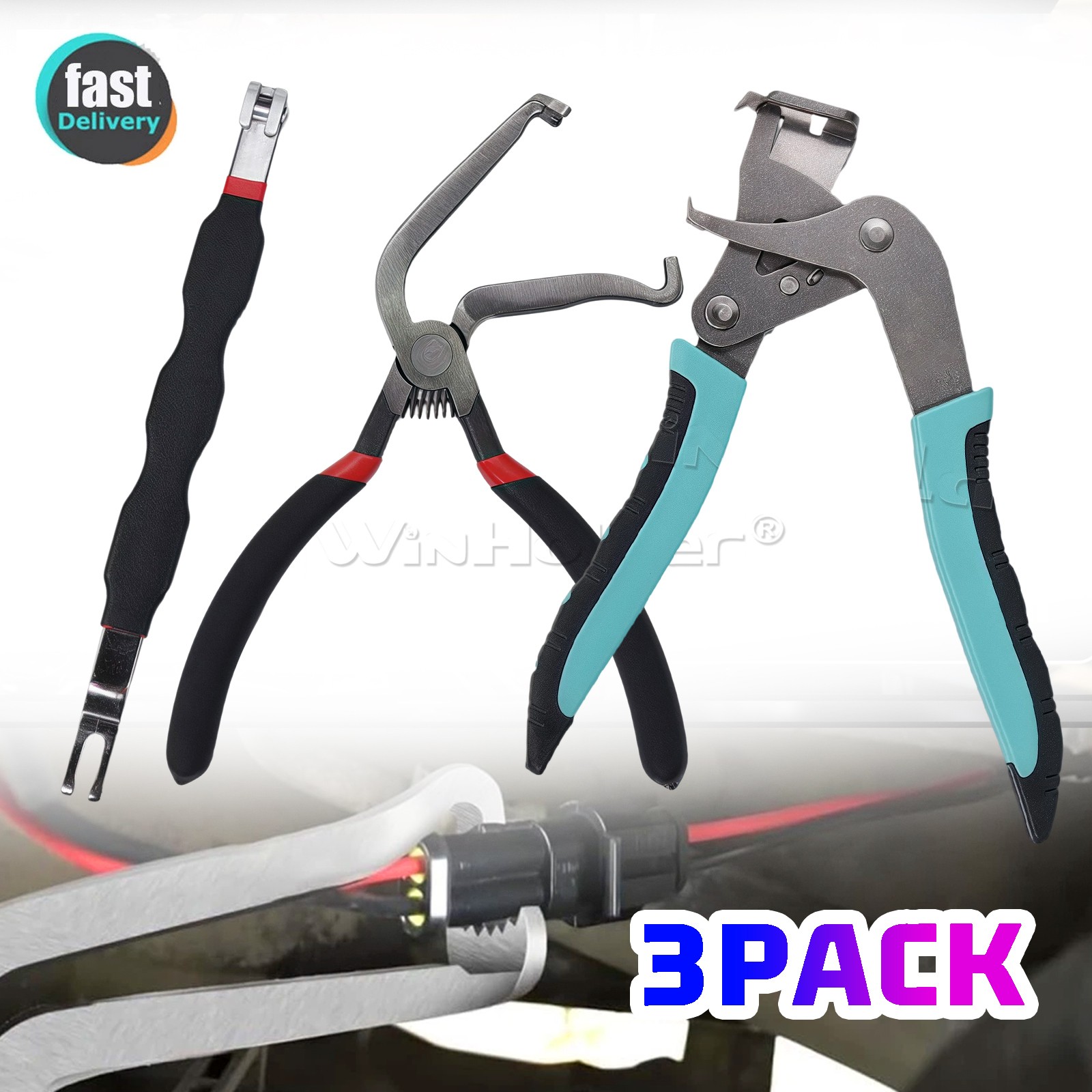Electrical Disconnect Pliers,Car Clip Pliers, Panel Clip Removal Tool Separator
