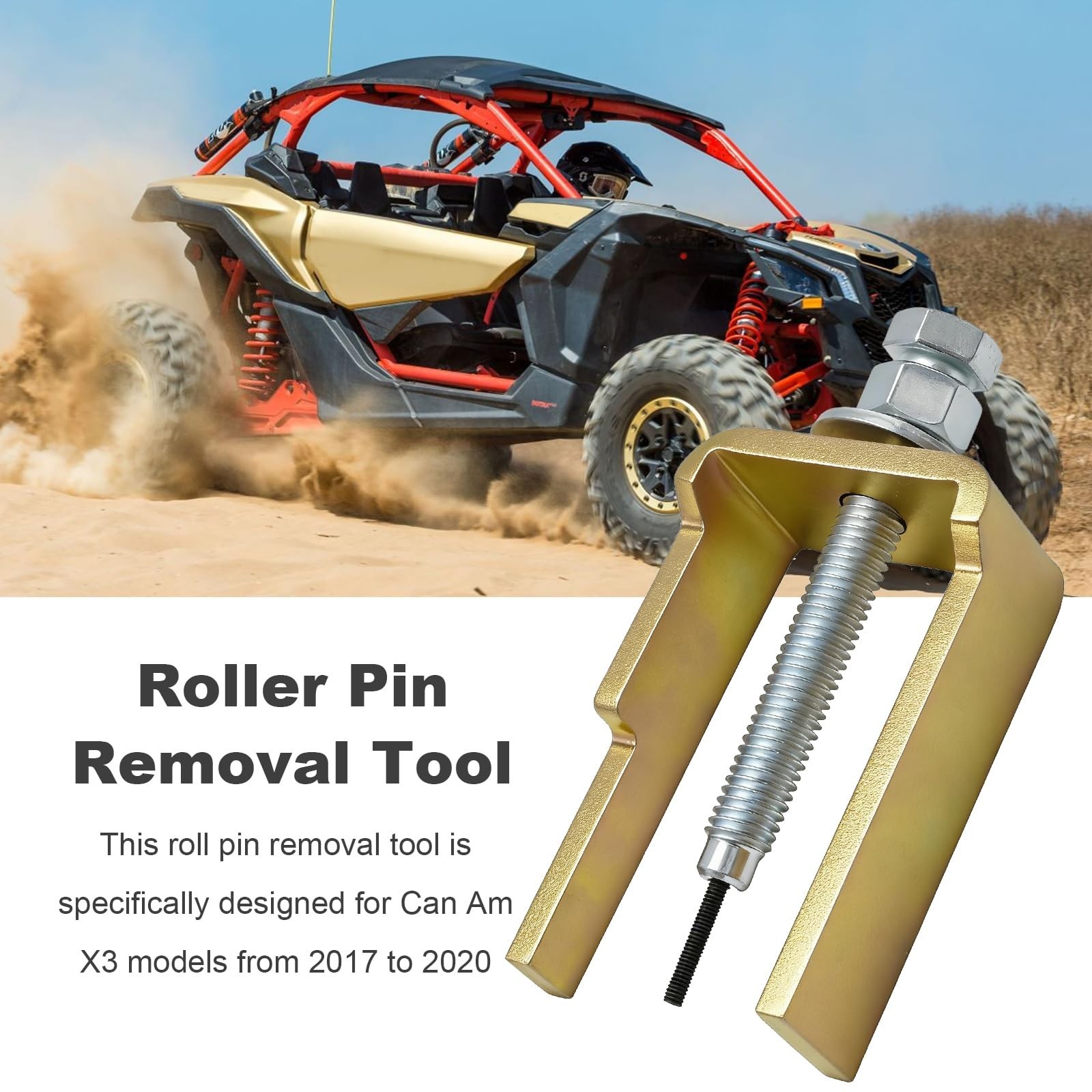Clutch Roller Pin Removal Tool for Can Am Maverick X3 2017-2020, Extractor Tool