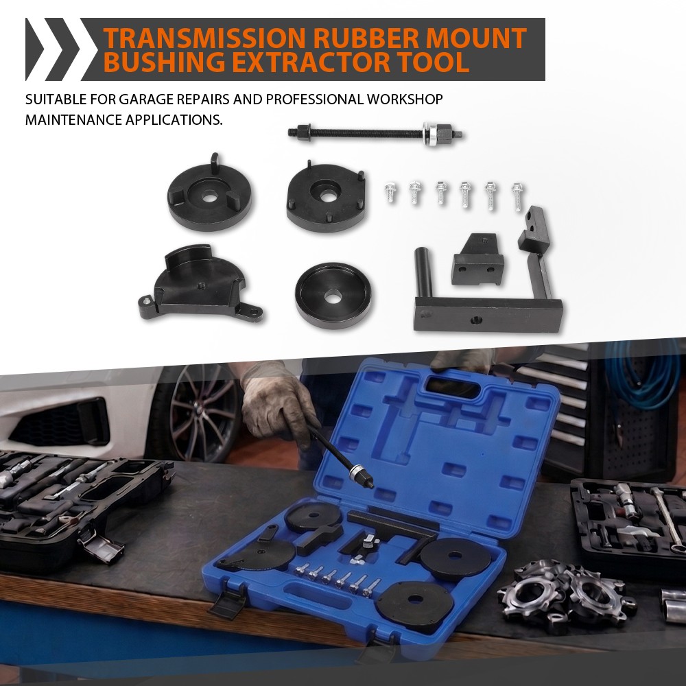Transmission Rubber Mount Bushing Extractor Tool Kit For BMW E90 F10 F11 221040